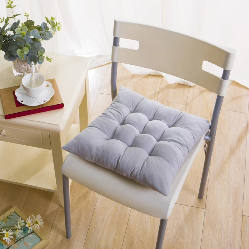 2pcs Thick Comfortable Chair Cushion - Non-Slip Seat Pad for Home Office & Dining Chairs