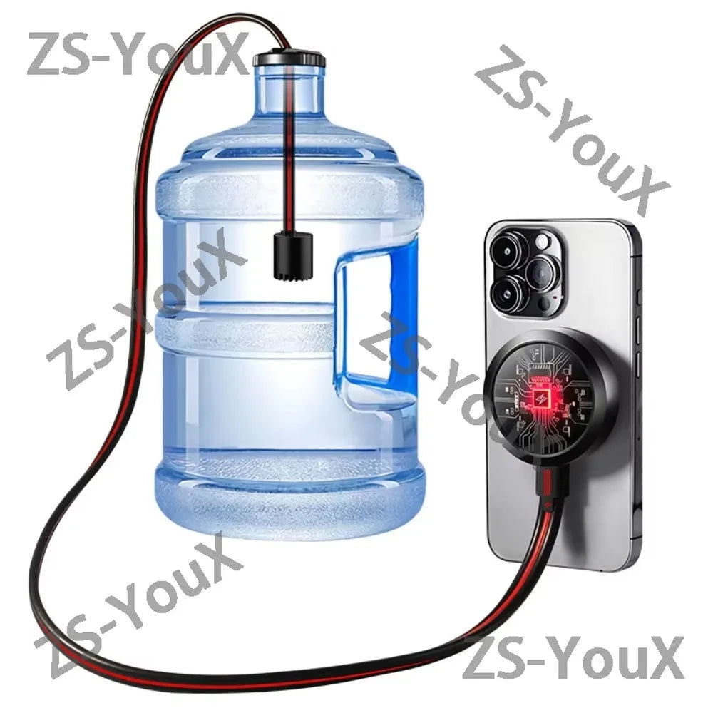 Semiconductor Phone Cooler - Silent Water-Cooled Mobile Cooling Stand
