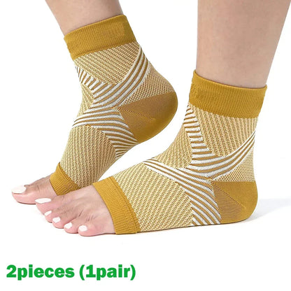Plantar Fasciitis Night Splint Socks - Compression Heel Support for Foot and Heel Pain