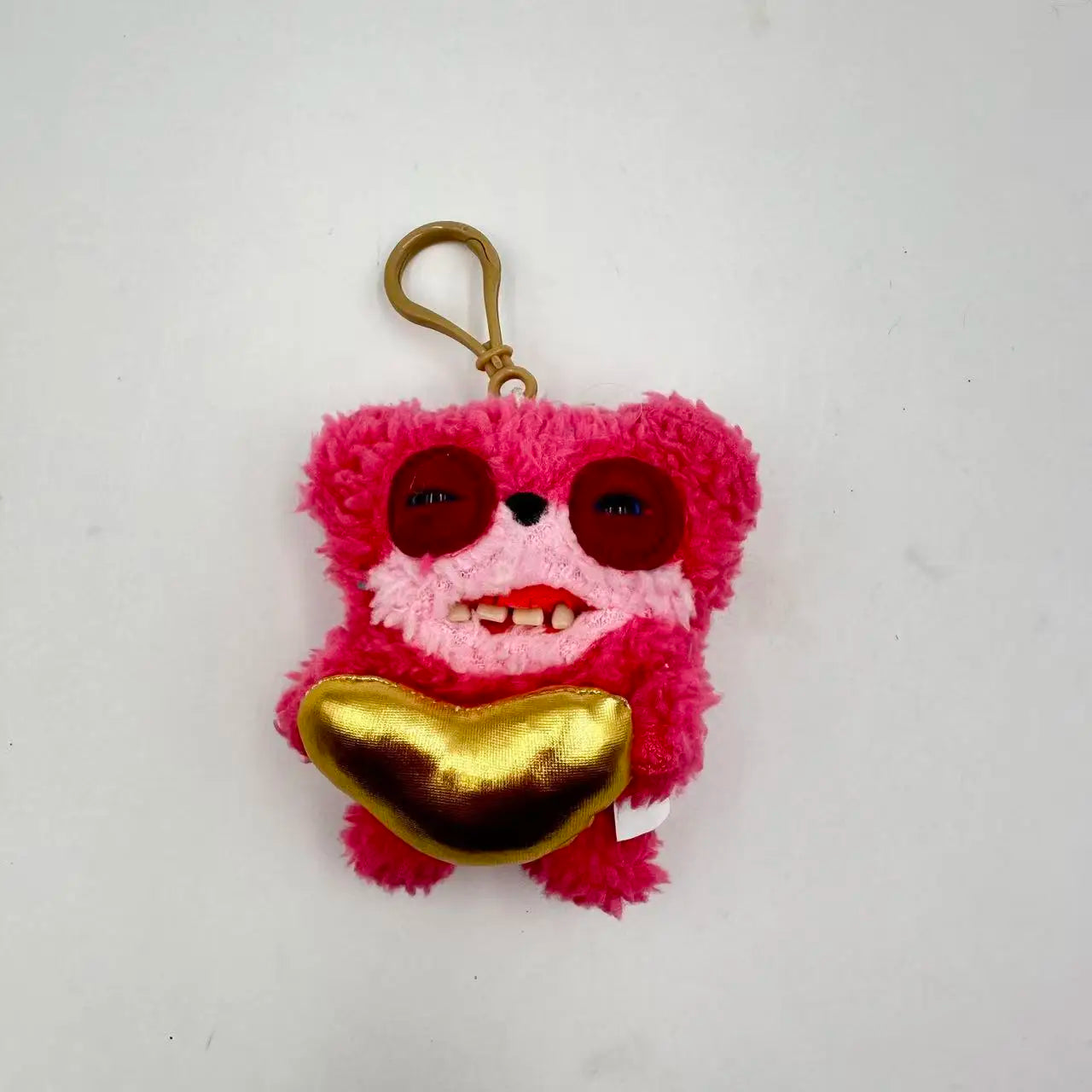 Fuggler Funny Ugly Monster Plush Keychain – 12cm Kawaii Rabbit Stuffed Toy Pendant, Cute Gift for Kids