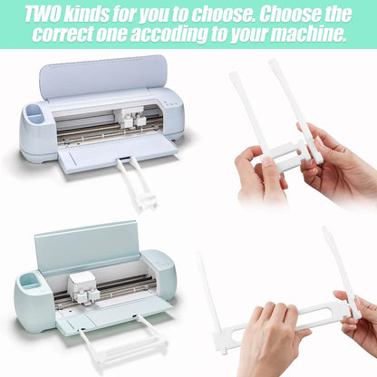 2-Size Extension Tray for Cricut — Compatible with Explore Air 2, Explore 3 & Maker 3, Cutting Mat Support & Holder Accessory