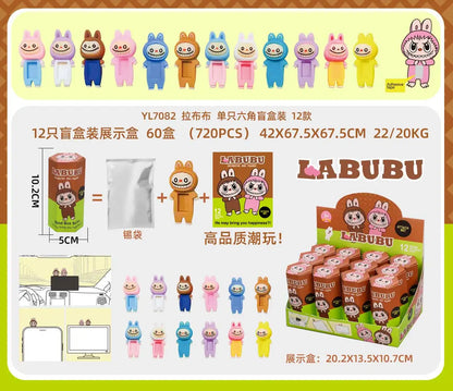 12PCS Surprise Blind Box Cartoon Character Dolls – Cute Model Toy Figures for Mobile, Car & Desktop Decoration Gift