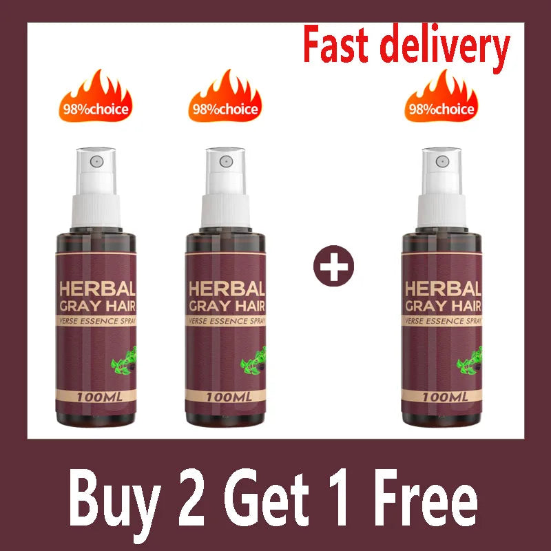 White Hair Killer – Gray Hair Remover & Natural Hair Color Restorer in 7 Days