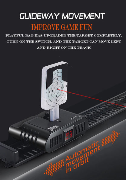 2024 Upgraded Full-Automatic Voice Music Toy Gun with Laser Target & Auto Scorer – Multi-Function Shooting Game