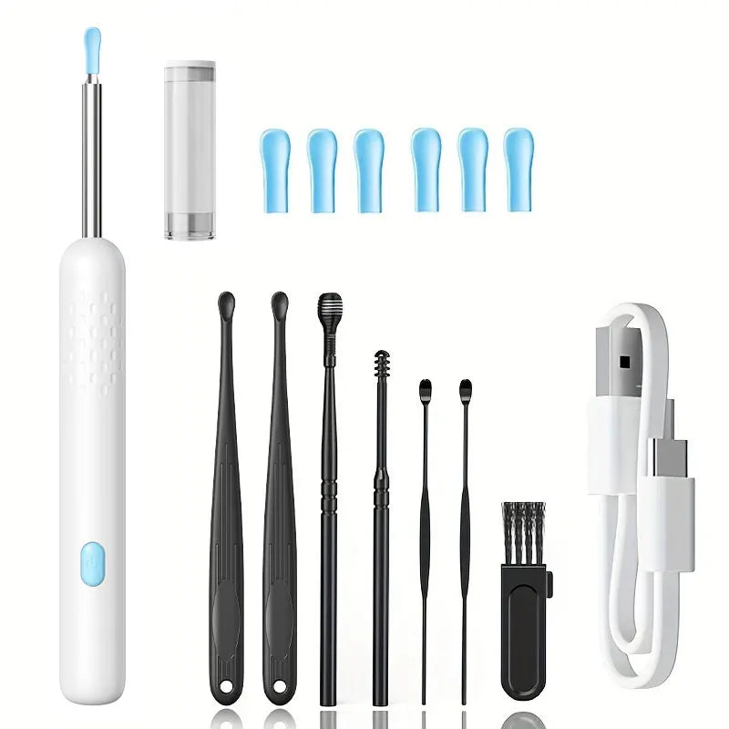 Ear Wax Removal Tool with 8M HD Camera – Ear Cleaner Endoscope with 6 LED Lights, Ear Cleaning Kit for Adults & Children