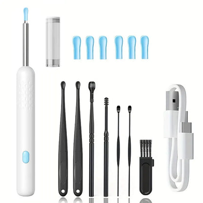 Ear Wax Removal Tool with 8M HD Camera – Ear Cleaner Endoscope with 6 LED Lights, Ear Cleaning Kit for Adults & Children