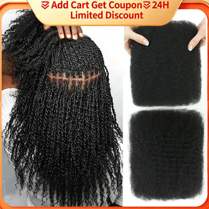 Black Pearl Peruvian Kinky Curly Hair - 100% Remy Human Hair Bulk Braiding Bundles