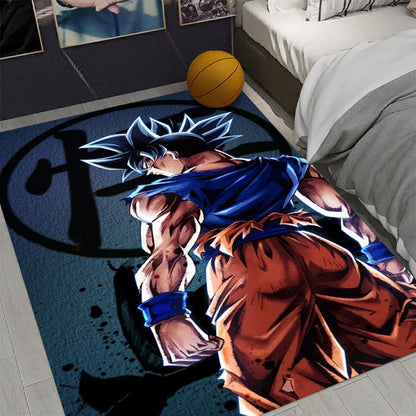 MINISO D-Dragon B-Ball Z Funky Rug — Soft Anime Carpet for Living Room & Bedroom, Perfect Gift for Fans & Collectors