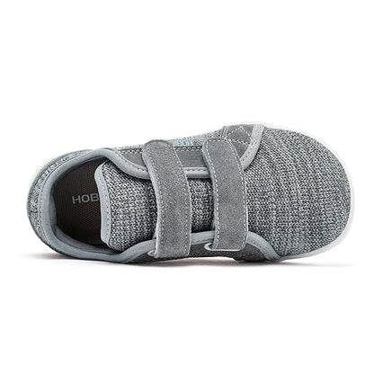 HOBIBEAR Kids Barefoot Sneakers – Lightweight Breathable Mesh Shoes with Hook & Loop, Wide Toe for Toddlers & Kids