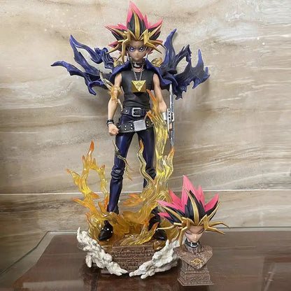 Yugi Muto Duel Monsters Action Figure - 28cm Dark Game PVC Statue, Collectible Figurine & Kids Toy Gift