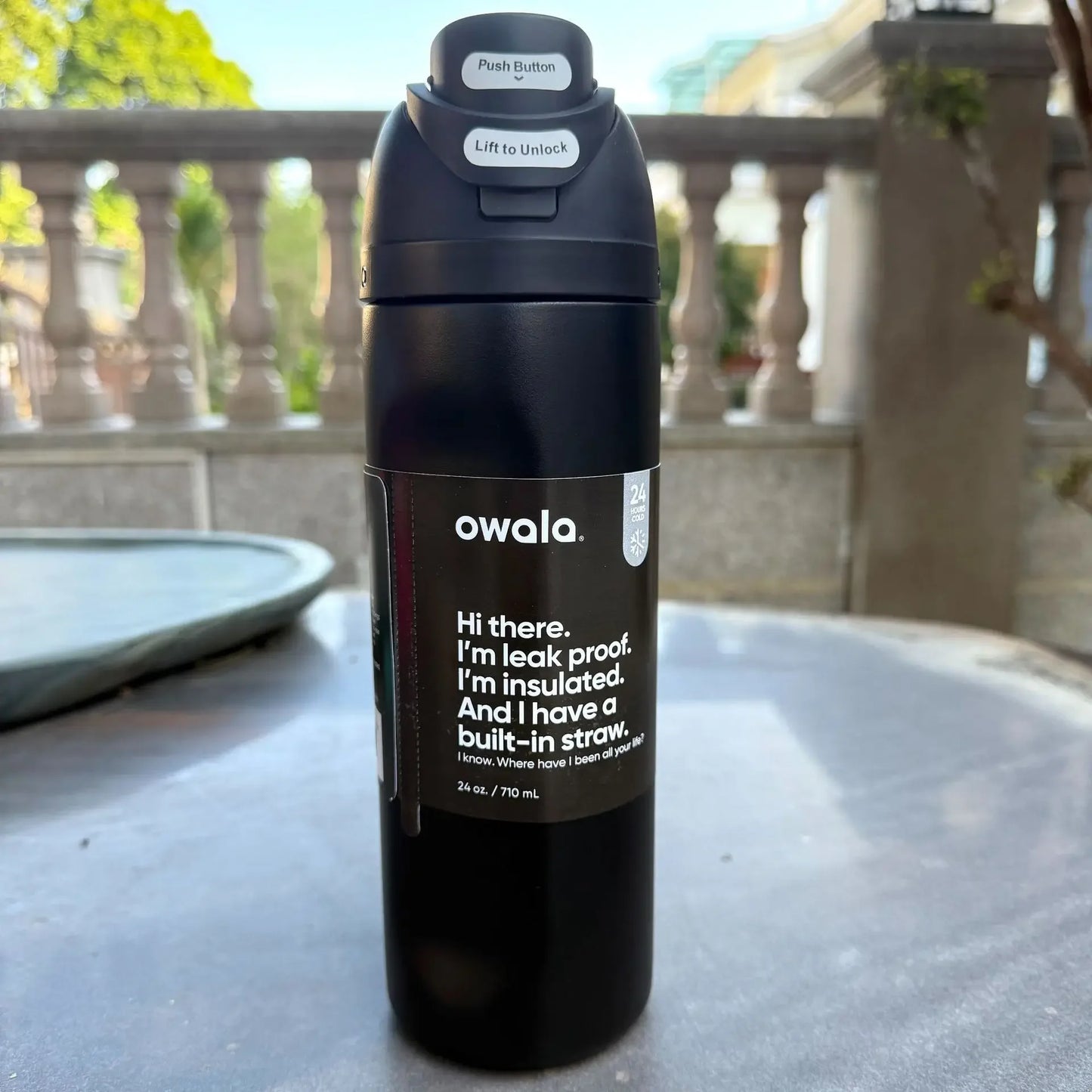 Owala Cup Vacuum Flask – Stainless Steel Thermal Mug for Hot & Cold Drinks, Coffee Tumbler & Thermos