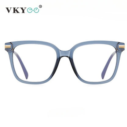 VICKY Women’s Reading Glasses - Anti Blue Light Geometric Pink Frame Prescription Eyewear PFD2129