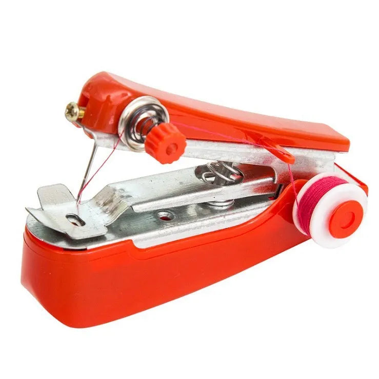 Portable Mini Handheld Sewing Machine - Compact Manual Pocket Sewing Tool for Home, Travel & Outdoor Use