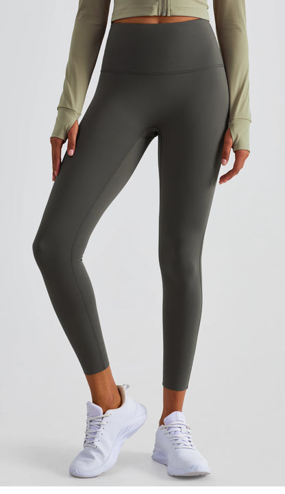 Women’s Lycra Four-Way Stretch Yoga Pants – High Waist Seamless Sports Leggings, T-Line Free Gym Fitness Wear
