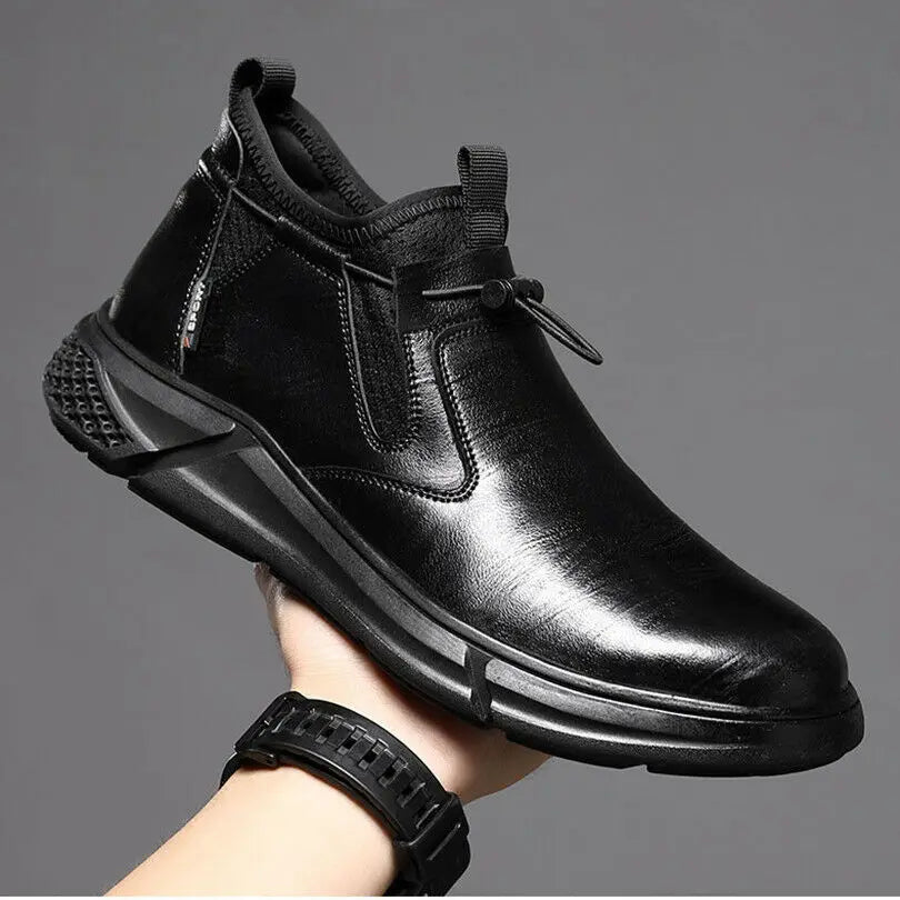 Fashion Safety Shoes for Men – Steel Toe Work Boots, Indestructible Puncture-Proof Protective Footwear