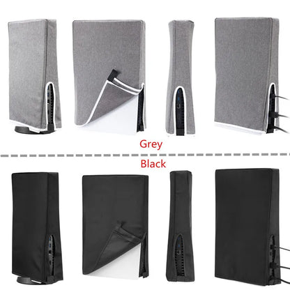 PS5 Game Console Dust-Proof Cover - Waterproof Protective Sleeve Guard for PlayStation 5