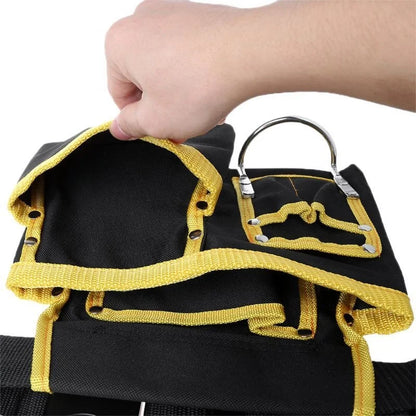 Multi-functional Electrician Tools Bag - Waist Pouch Belt Storage Holder Organizer, Oxford Cloth Construction