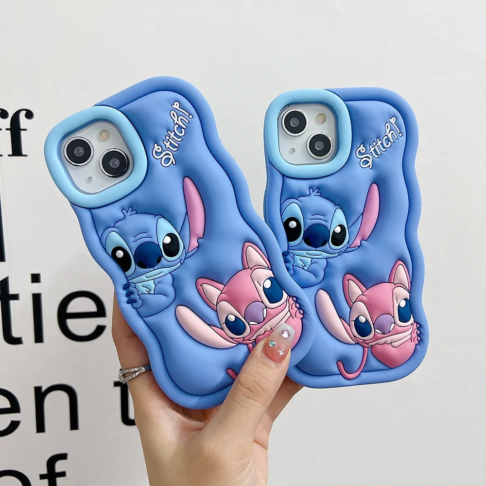 Stitch Soft Silicone Phone Case — Cartoon Cover for Samsung Galaxy A03S/A04E/A14-A16/A25-A36/A52-A56/S20-S25 Ultra & Plus