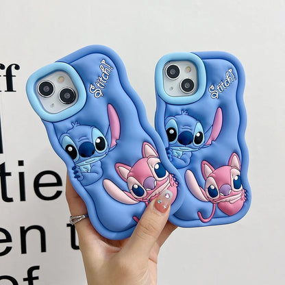 Stitch Soft Silicone Phone Case — Cartoon Cover for Samsung Galaxy A03S/A04E/A14-A16/A25-A36/A52-A56/S20-S25 Ultra & Plus