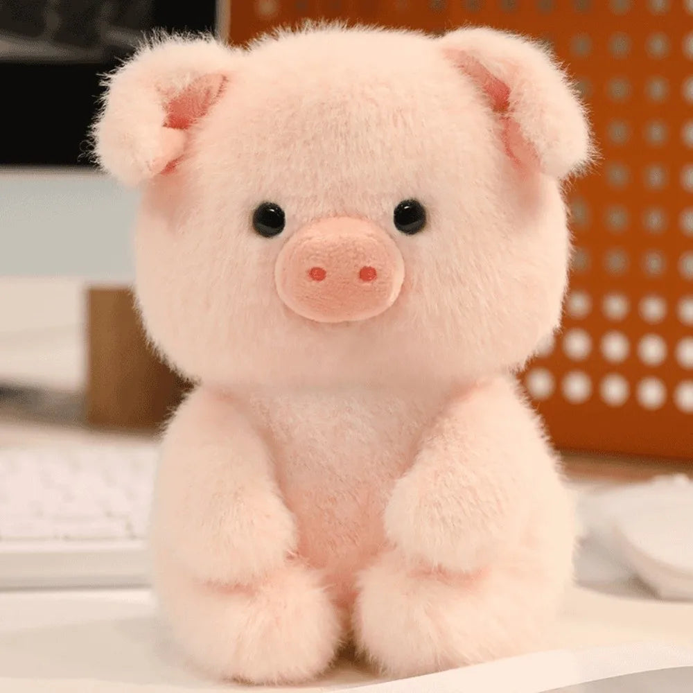 16cm Cute Plush Companion Doll - Anime Elephant, Rabbit, Bear & Panda Soft Desk Toy Gift