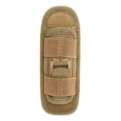 Tactical Flashlight Pouch - MOLLE Torch Holster EDC Carry Case for Camping & Hunting Gear