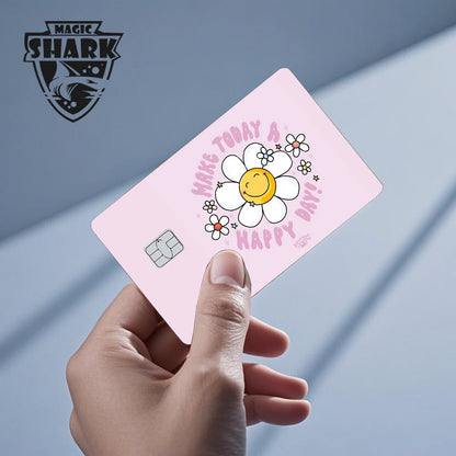 Conch Money Bow Anime Card Sticker - Spend or Save Meme Credit Debit Card Skin