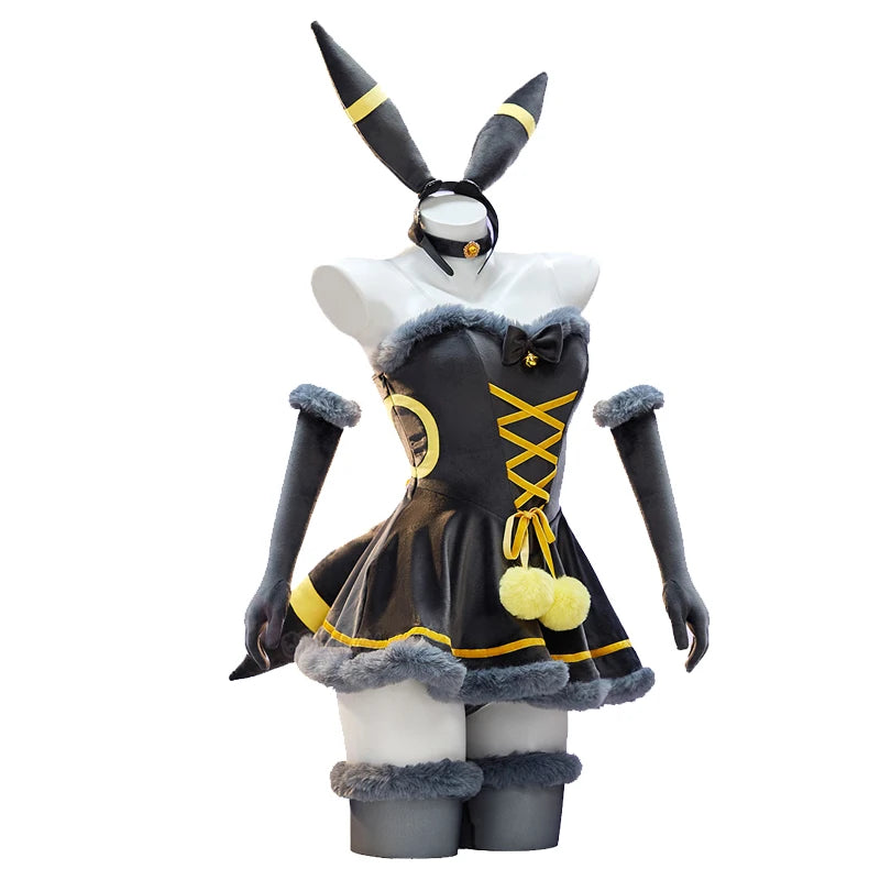 Anime Vaporeon Umbreon Sylveon Cosplay Costume - Sexy Cloak Dress Outfit for Women, Halloween & Christmas