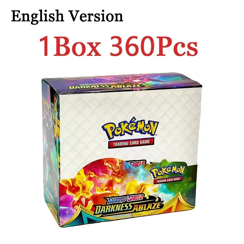 360PCS Pokémon Trading Card Game Booster Set – Prismatic Evolutions Scarlet & Violet English Battle Cards Collection Gift Pack