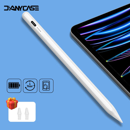 Apple Pencil Stylus for iPad — Palm Rejection & Power Display — Compatible with iPad Pro, Air, Mini (2018–2022)