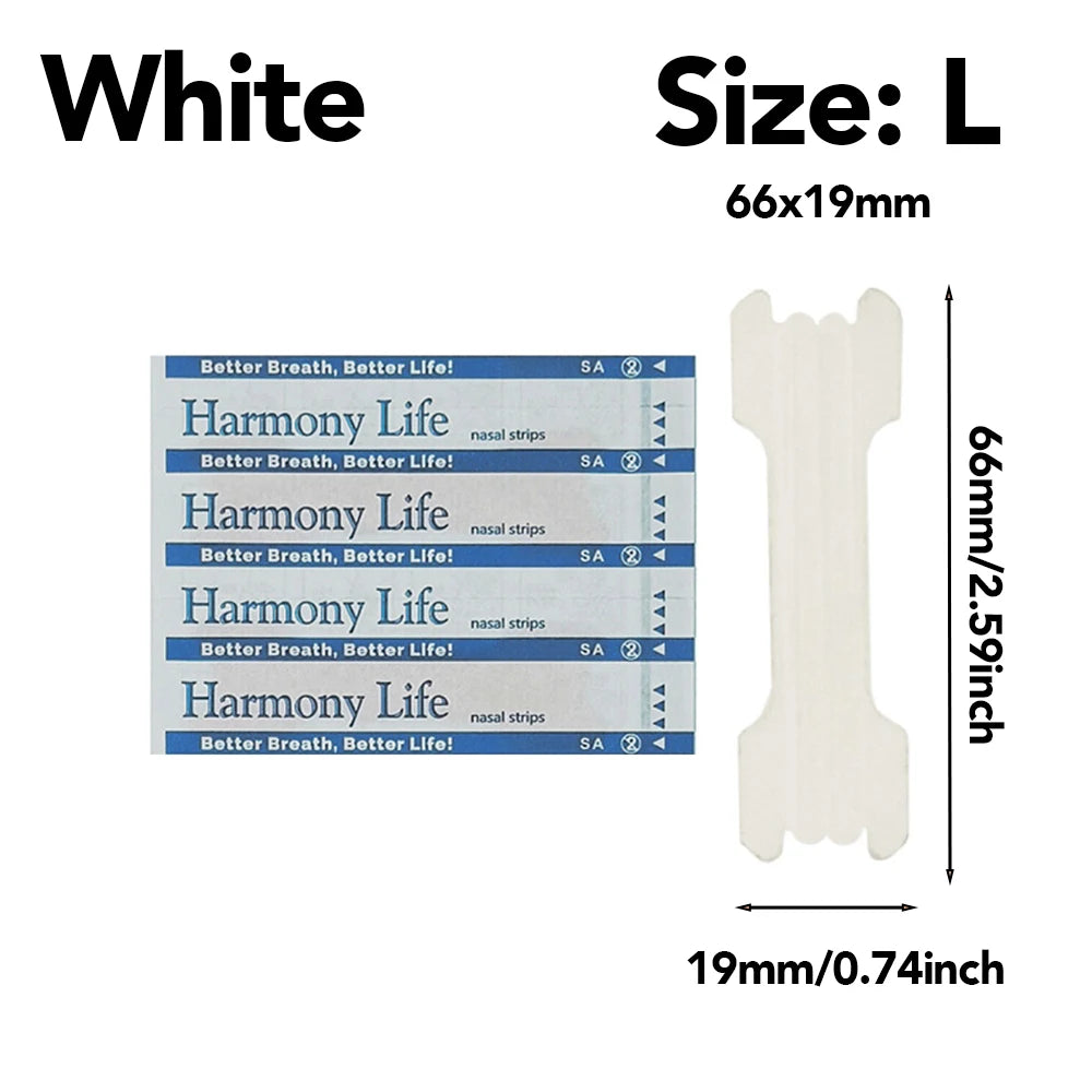 10/30/50/200pcs Nasal Strips — Extra Strength Transparent Anti-Snoring Patches for Better Sleep