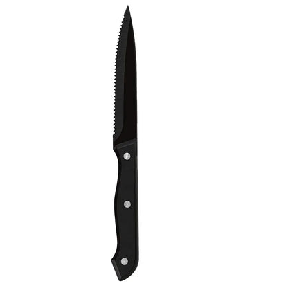 1/4/6/8/12-Pc Steak Knife Set – Full Tang Serrated Stainless Steel Knives for Beef, Bread & Restaurant Table Dinner Use