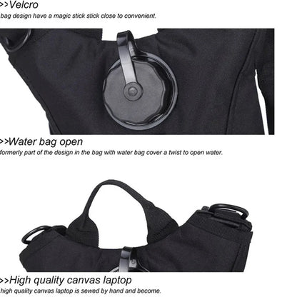 3L Waterproof Water Bag Backpack – Outdoor Sports, Cycling, Mountaineering Travel Hydration Pack