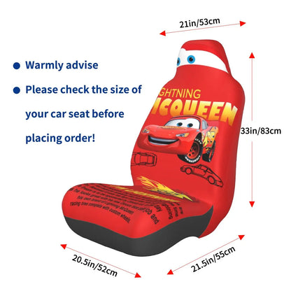 Sally Lightning McQueen 95 Car Seat Cover – Durable 1-Piece Universal Fit for Trucks, Cars & Sedans