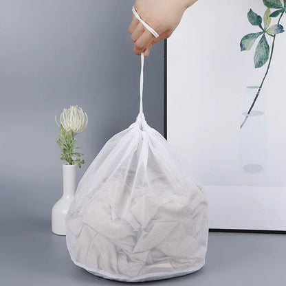 Reusable Zipper Laundry Bag for Washing Machine – Coarse Mesh Organizer for Lingerie, Shoes, Bras & Clothes