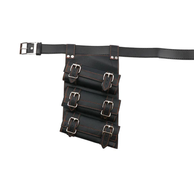 Anime Demon Cosplay Katana Belt & Sword Holster – 1/2/3 Tier Waist Holder for Japanese Samurai Knife & Real Size Sword Decor