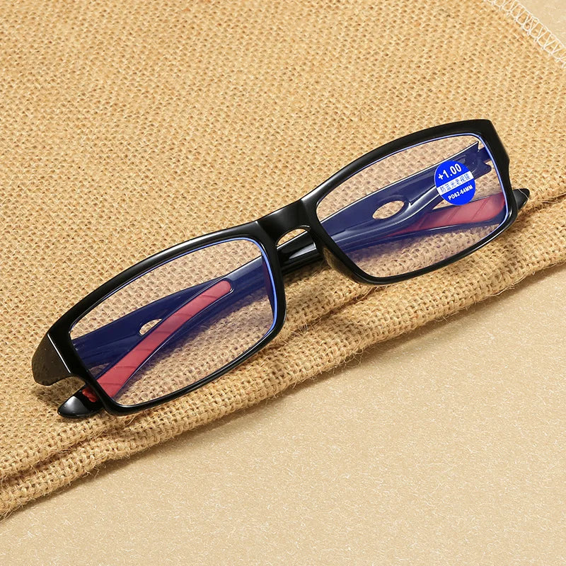 Fashion Sport Reading Glasses for Men & Women – Non-Slip Anti-Blue Light, High Definition Computer Eyewear, Diopter +1.0 to +4.0