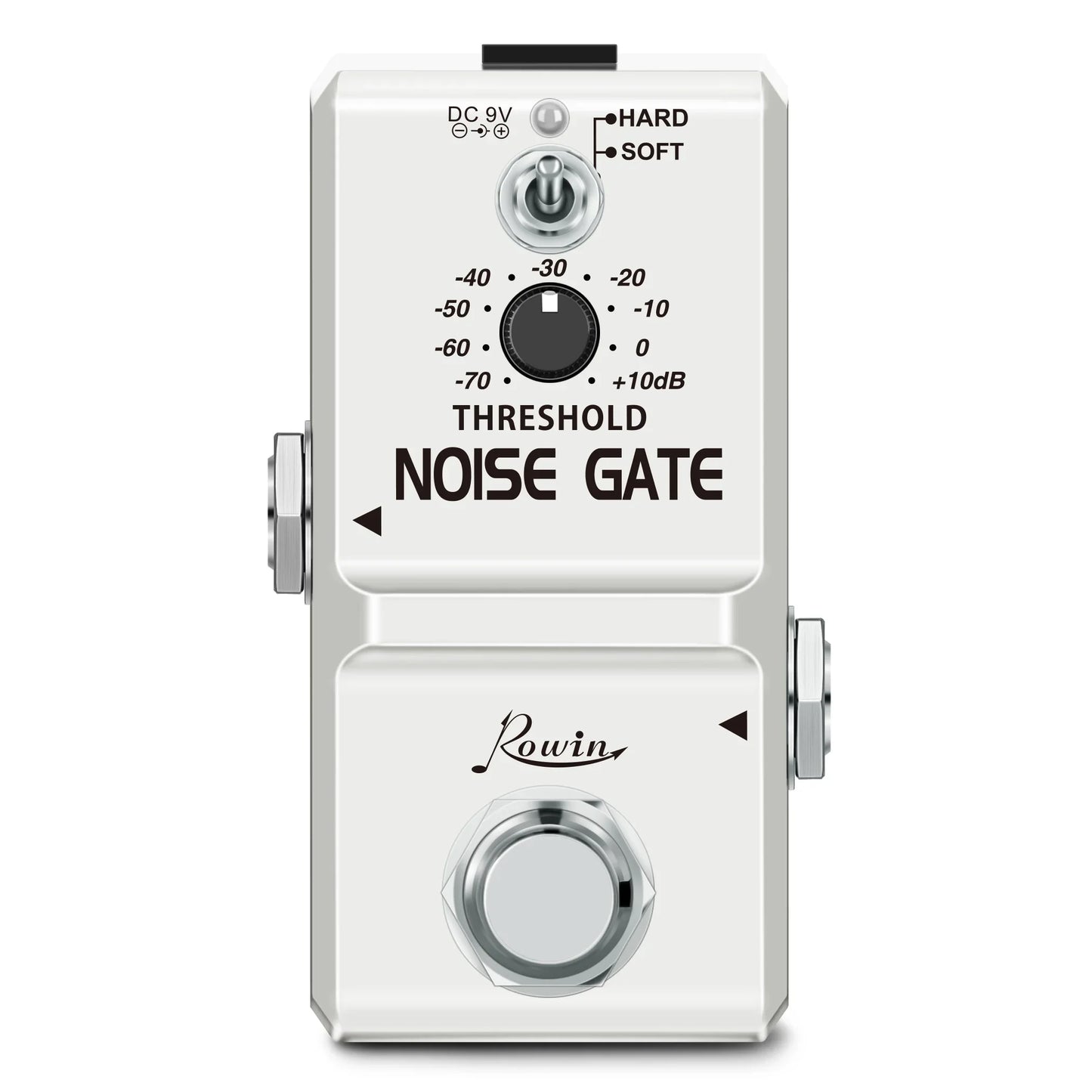 Rowin Guitar Effects Pedal – Noise Gate, Delay, Chorus, Vibrato, Phaser, Flanger, Booster, EQ, Fuzz, Metal, Distortion, and Blues Drive