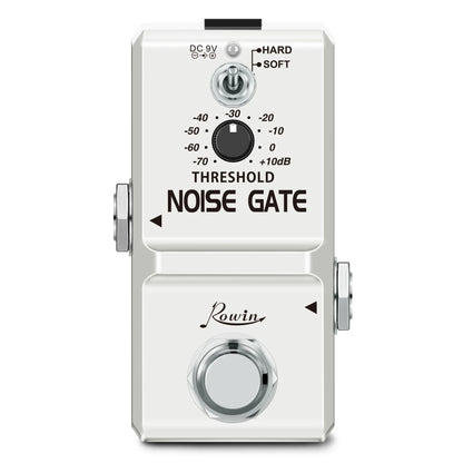 Rowin Guitar Effects Pedal – Noise Gate, Delay, Chorus, Vibrato, Phaser, Flanger, Booster, EQ, Fuzz, Metal, Distortion, and Blues Drive