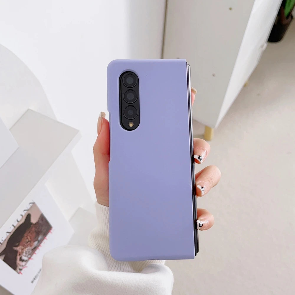 Soft Silicone Shockproof Phone Case for Samsung Galaxy Z Fold 6/5/4/3 – Multi-Color Protective Cover