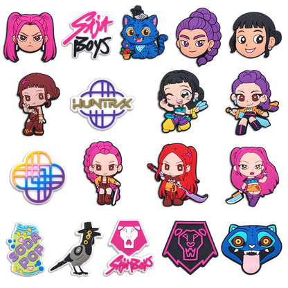 KPop Demon Hunters Shoe Charms – Premium Clog Decorations & Popular Shoe Accessories