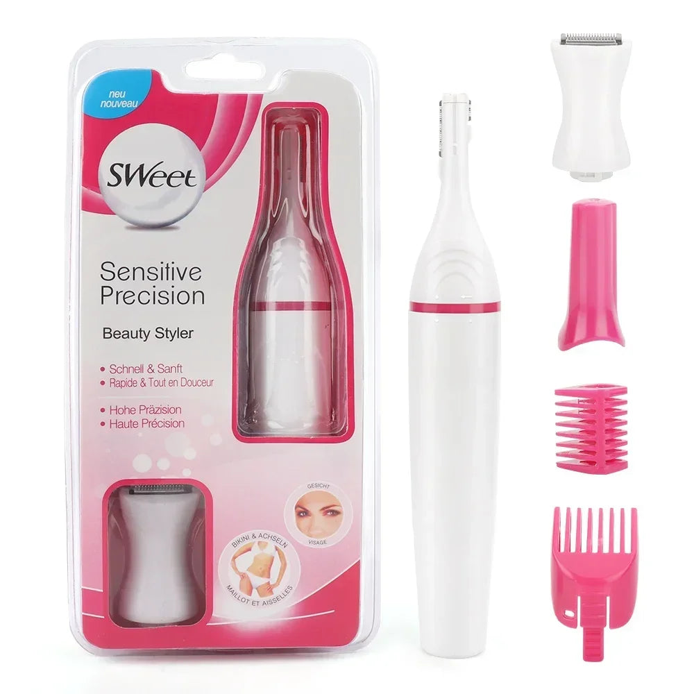5-in-1 Women’s Painless Electric Hair Remover & Epilator — Portable Razor Trimmer for Legs, Bikini & Body Care