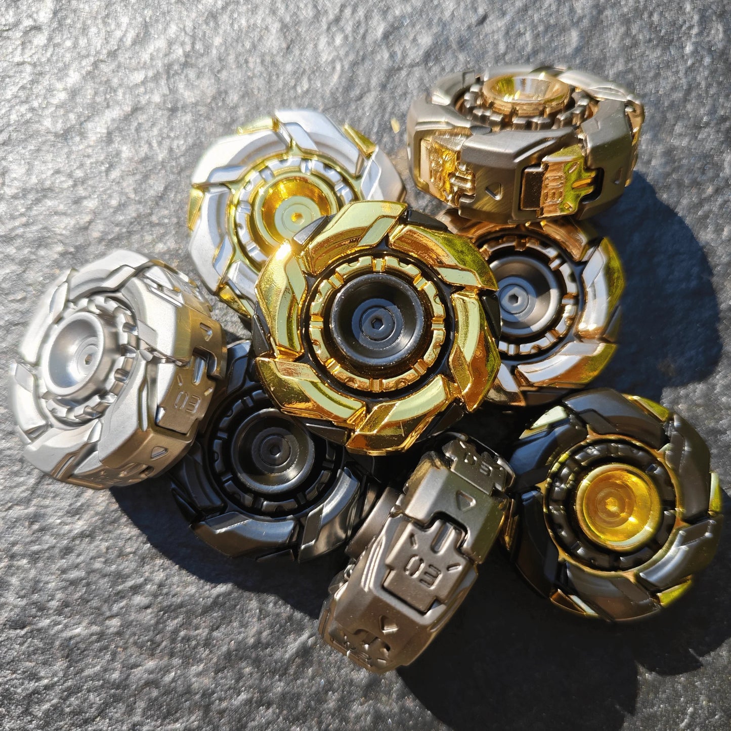 EDC Magnetic Fidget Sliders – Metal Stress Relief & Mood-Buster Spinning Top Toys for Adults