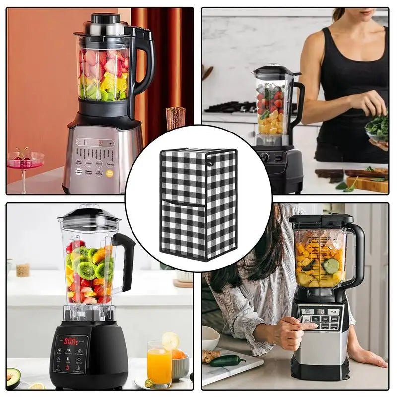 Blender Cover with Accessory Pocket - Anti-Scratch Kitchen Appliance Protector, Dust Cover for Blender Storage Stand