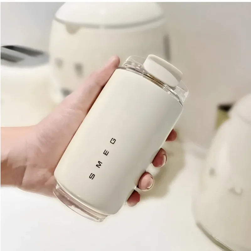320ML Stainless Steel SMEG Insulated Water Bottle - Thermos Drinking Bottle, Coffee Cup, and Travel Mug