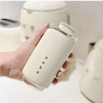 320ML Stainless Steel SMEG Insulated Water Bottle - Thermos Drinking Bottle, Coffee Cup, and Travel Mug