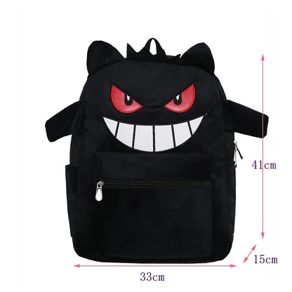 New Fashion Women's Backpack — High-Quality Large Capacity Computer Bag with Cartoon Pattern, Soft Fabric Shoulder Handbag