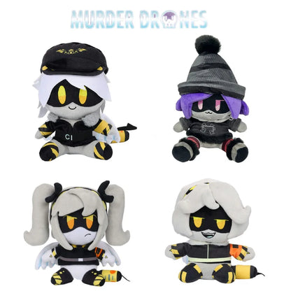 25cm MURDER DRONES UZI Plush Toy – Cute Cartoon Animation Character Plushie Doll, Soft Gift Toy for Kids & Christmas