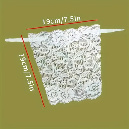 3PCS Floral Bra Inserts - Elegant Anti-Glare Lace Shield Pads for Women