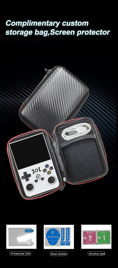 Open Source R36 PRO Retro Handheld Game Console 3.5" IPS Screen Linux Portable Player with 128GB Games