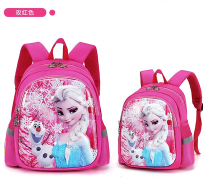 Disney Frozen Elsa Kindergarten Schoolbag - Cartoon Shoulder Bag & Backpack for Boys and Girls, Baby Children Handbag